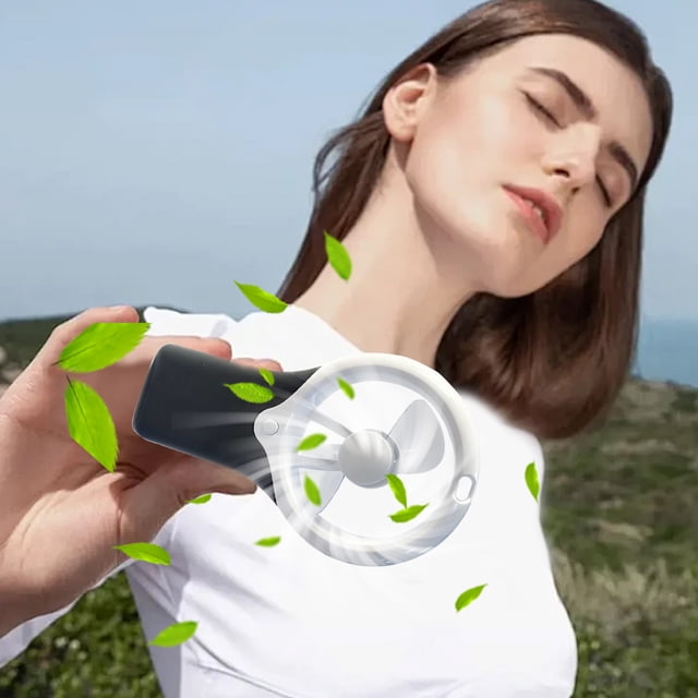 Limited Time Deal Iumwxz Mini Portable Fan Silent Powerful Handheld Fan Cute 3 Speed Small Desk Fan with Base Lightweight Makeup USB Rechargeable Fan Outdoor Decor