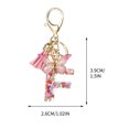 thumbnail image 2 of TopLLC New English Letter Keychain Hanger Car Keychain Bag Accessories Suspension components, 2 of 2