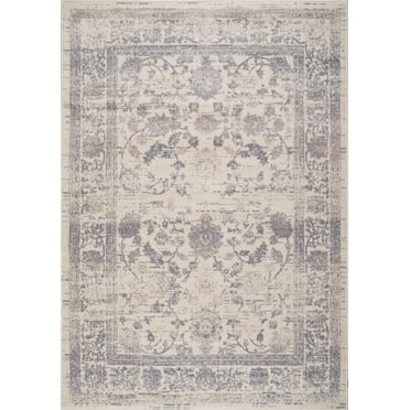 LaDole Rugs Cream Beige Grey Vintage Design Area Rug Carpet Small Big Runner Tapis For Living Room Bedroom Hallway Patio 2x3 4x6 5x7 8x10 9x12 3x10 Feet Foot