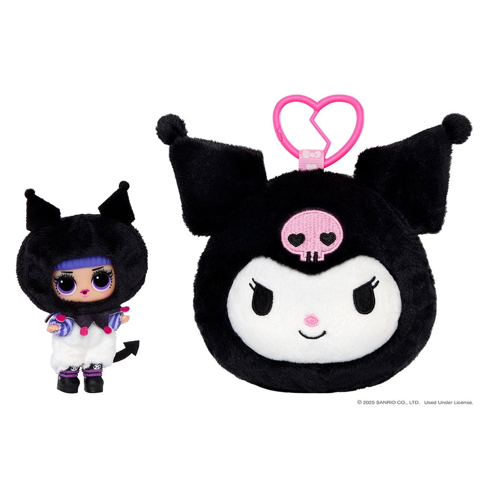 Surprise de peluche réversible L.O.L. Surprise! Loves Hello Kitty avec poupée Tout-petit et porte-clés assortis