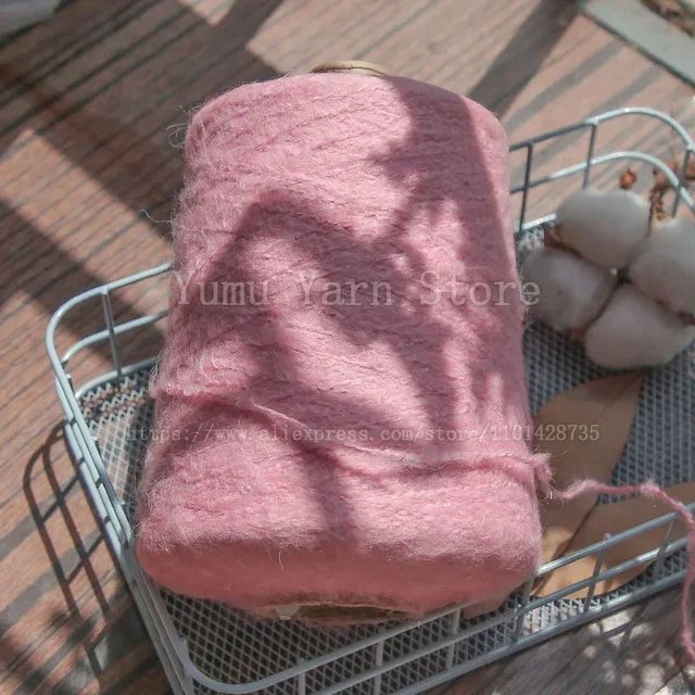 500G/PCS Super Soft Long Fluffy Hand Kninting Wool&Acrylic Mohair Yarns High Quality Threads For Crocheting DIY Scarf Sweater