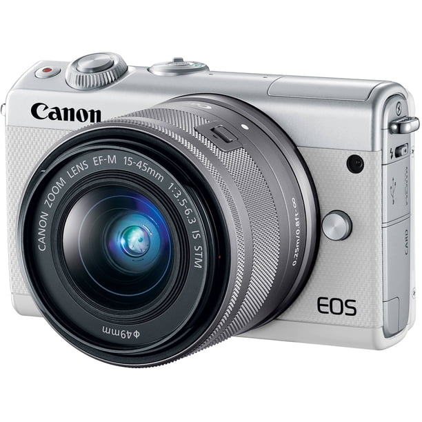 Canon EOS M100 カメラセット Canon M100 Camera 15-45 Lens (Kit Box)- Kit with Batteries