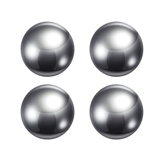 Unique Bargains Precision Balls 24mm Diameter G200 201 Stainless Steel for Bearings 4 Pack