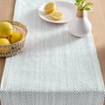 thumbnail image 4 of Mainstays Azye Woven Table Runner, Green, 14"W x 72"L, 1 Piece, 4 of 5