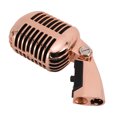 thumbnail image 2 of Vintage Dynamic Microphone, Classic Retro Style Microphone, Cardioid Directional Zinc Alloy Self Tensioning Rotating Rack Retro Dynamic Vocal Microphone for KTV Party, 2 of 7