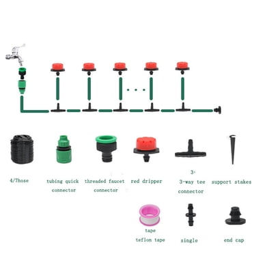 XZNGL Plants Water Irrigation System Kit Irrigation System Kit Drip Kit Garden Timer Tubing Hose Watering Drip Kits Water Irrigation System for Garden Garden Drip Irrigation System