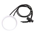 thumbnail image 4 of Clear Vision Diving Rearview Mirror, Diving Adjustable Rearview Mirror, with Lanyard Glass Convex Lens for Side Hanging 35cm/13.8In Buckle Lanyard Black,White, 4 of 7