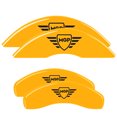 thumbnail image 2 of Convient 2018-2022 Chevrolet Equinox MGP Caliper Cover Caliper Cover 14256SMGPYL Ensemble de 4; Logo MGP; Revêtement en Poudre; Jaune; Aluminium, 2 of 4