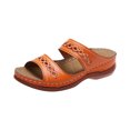 thumbnail image 1 of Snorda Sandales Compensées Décontractées de Mode pour Femmes Dames Chaussures Pantoufles d'Extérieur, 1 of 5