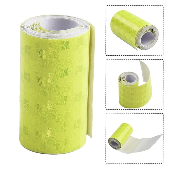 1pcs 5cmX100cm Car Reflect Tape Safety Warn Car Decorate Stickers Reflector Protecte Tape Strip Film Auto-Motorcycle Stickers