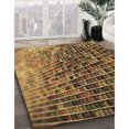 thumbnail image 3 of Ahgly Tapis Rectangulaire Lavable en Machine Intérieur Caramel Brun, 5 Pieds x 7 Pieds, 3 of 7