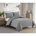 thumbnail image 2 of Swift Home Luxury 8 Piece Bed in a Bag, All Season Complete Bedding Set, Queen, Light Gray, 2 of 10