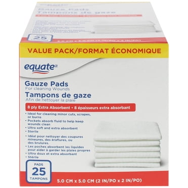 Equate Gauze Pads, 2" x 2"