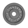 thumbnail image 1 of CAP Barbell 2-Inch Olympic Cast Iron Weight Plate, Grey, 25 lb, 1 of 4