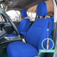thumbnail image 3 of For 2020-2024 Ford Explorer Base FH Group Neoprene Custom Fit Car Seat Covers Water Resistant - Full Set Solid Blue, 3 of 11