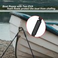 thumbnail image 3 of FLOODKING 2-Pack Mooring Ropes 2.5FT - Bungee Dock Lines with Bumper for Kayaks, Boats, Jet Skis, 3 of 6