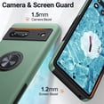 thumbnail image 4 of KOMI for Google Pixel 7 Case, Slim Fit Shockproof Protective Case for Pixel 7, Military-Grade Drop Protection with Ring Kickstand [Magnetic Car Mount Feature] Case for Google Pixel 7-Alpine Green, 4 of 5