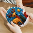 thumbnail image 5 of Pcksrro Home Decorations Items and Hanging Ornaments Deal!Starters Wool Felts Painting With Embroidery Frame Needle Felts Material Pack Diy Needle Felts Suitable For Beginners To Crafts, 5 of 5