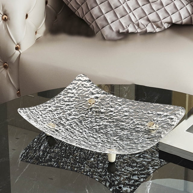 Vaidha Fruit Glacier Pattern Fruit Coffee Table Dry Fruit Snack Display Tray