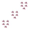 thumbnail image 1 of Baohd 5pcs/set Arrangement de Fleurs Artificielles Réalistes Entretien Bas et Brique Réaliste Rouge 3Set, 1 of 6