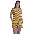 thumbnail image 1 of Moomaya Hauts de Sommeil à Manches Courtes pour Femmes Ensemble Court Imprimé Pyjamas pour Femmes Vêtements de Nuit, 1 of 6