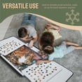 thumbnail image 3 of Tradeopia Black Portable Jigsaw Puzzle Storage Case for up to 1500 Pieces, with Sorting Trays & Detachable Board, 3 of 7