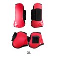thumbnail image 4 of Fournitures Équestres Équipement de Protection Léger Résistant à l'Usure avec Attache en Nylon Bonne Élasticité Legging Serré Rouge m, 4 of 9