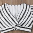 thumbnail image 4 of Ensemble de Vêtements à Rayures pour Bébé Fille Sans Manches + une Ligne, 4 of 5