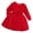 B_Red, variant on Bwiyojiz Fashion Sizes 90-130 Long Sleeve Round-Neck Mid-Calf Dress Cotton Christmas Baby Girl Striped Long-sleeved Colorful Pompom Mesh Dress, 2 Years, Gifts for Family, Green