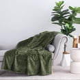 thumbnail image 2 of BHG Textured Velvet Plush Throw Cypress Tree, 2 of 4