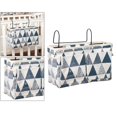 thumbnail image 3 of GROWTH TANK Bedside Cabinet Storage Organizer for Glasses Book Triangle Blue, 3 of 8