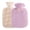 B, variant on EGNMCR Hot Water Bottle With Cover 1L Bed Bottle With Soft Fleece Cover Bed Bottle Provides Warmth Gift Hot water bottle