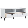thumbnail image 3 of vidaXL Meuble TV VIKEN Blanc Bois Manufacturé, 3 of 5