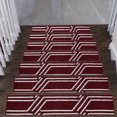 thumbnail image 1 of Plaza Collection Contemporary, Cozy, Vibrant and Soft Stair Tread Mats & Rugs, 9'' x 28'', 1 of 5