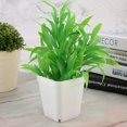 thumbnail image 3 of Peahefy Pot Basket Decor,Succulent Plant Pots,20pcs Mini Modern Succulent Plant Pots Small plastic Containers, Scrub square Pots, 3 of 8