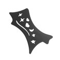thumbnail image 3 of HILABEE Silicone Eyeliner Stencil Portable Reusable Multifunctional Makeup Tool Silicone Black, 3 of 9