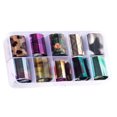 thumbnail image 4 of 1 Box Starry Sky Nail Foil Sticker Holographic Nail Paper Candy Color Nail Shimmer Transfer Sticker Manicure Decorations Holographic Nail Paper Decals, 4 of 9