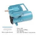 thumbnail image 4 of Air Assist Pump 60W 80L Per Min Airflow Low Noise Cutting   Edge Clean Cuts For  Engraving Machines, 4 of 8
