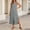 🔥 Gray, variant on Sentmoon Button down Shirt Dress for Women Hawaiian Dresses for Women Solid Color Sleeveless V Neck Loose Fit 2026 Summer Women's Dress for Work and Office