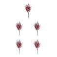thumbnail image 3 of mmirethe 2x Plante Artificielle et Large Gamme d'Utilisations pour n'Importe Quel Espace Réaliste Rouge 5Set, 3 of 6