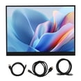 thumbnail image 2 of Portable Monitor, 11 Inch 2160x1440 HD USB C HD Multimedia Interface Gaming Monitor, Ultra Slim HDR IPS Display with Dual Speaker, Plug and Play, External Monitor for Cell Phone, Tablet, Laptop, 2 of 7