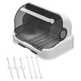 thumbnail image 1 of Baby Bottle Drying Rack,Baby Bottle Drying Box Cutlery Box Container with Cover,Baby Bottle Drying Rack Dish Rack with Cover,Bottles Storage Box,Dish Strainer Basket for Kitchen Dish Drainers Racks, 1 of 9