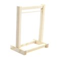 thumbnail image 1 of Bunblic Wooden Doll Garment Rack Display Supplies for Kids Doll Clothes Hanging Rack S S, 1 of 8