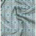thumbnail image 1 of Soimoi Green Poly Georgette Fabric Leopard Animal Skin Print Fabric by Yard 42 Inch Wide, 1 of 6