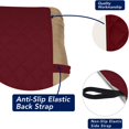 thumbnail image 3 of 2024 Reversible Quilted Sofa Cover  Water Resistant Slipcover Furniture Protector  Washable Couch Cover with Non Slip Foam and Elastic Straps for Kids  Dogs  Pets (Small  Pink/Beige), 3 of 7