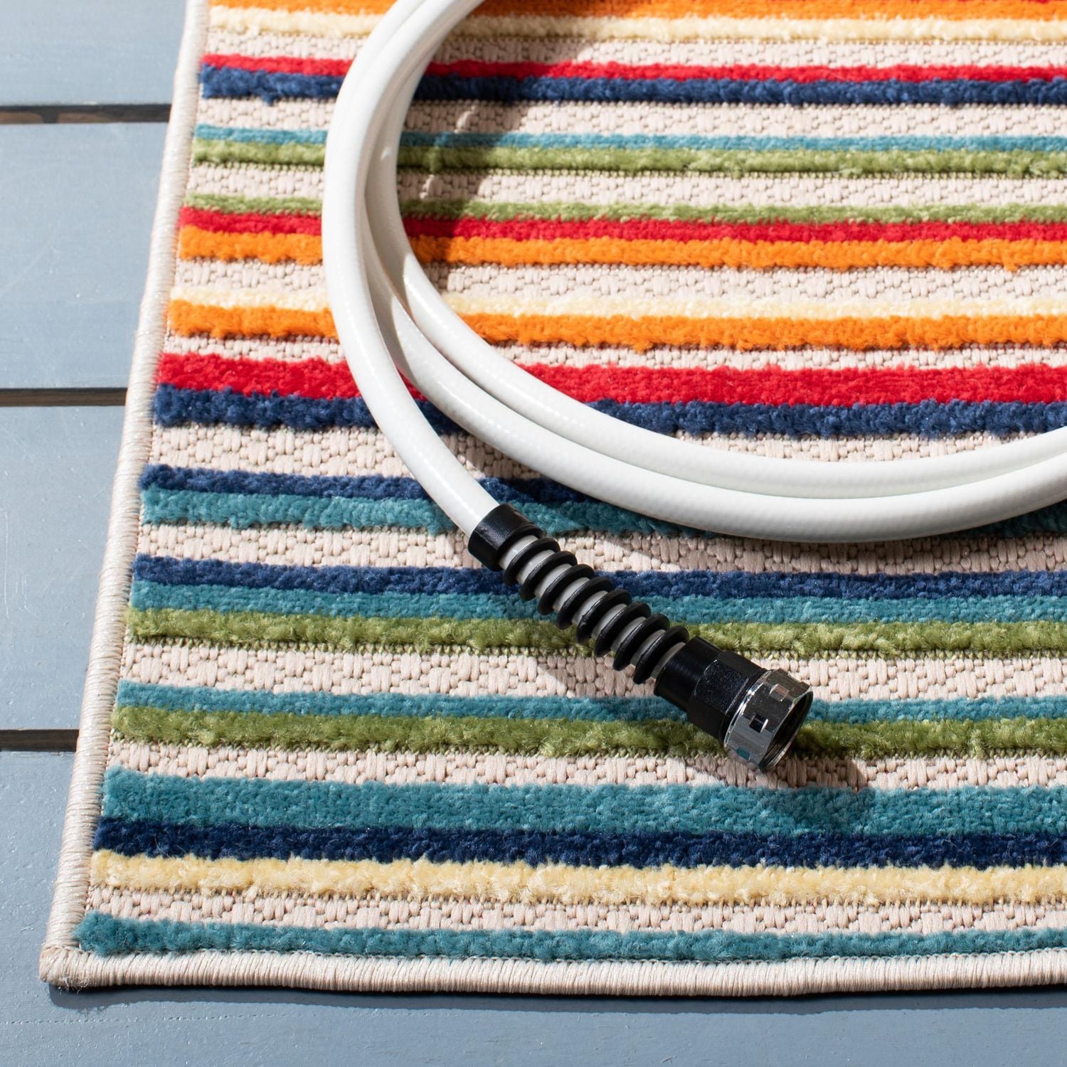 Safavieh Cabana Siomha Tapis Rayé Extérieur