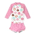 thumbnail image 3 of Teen Girl Rash Guard Bathing Suits Summer Long Sleeve Sun Protection Girls Girl Bathing Suit 14-15 Years, 3 of 3