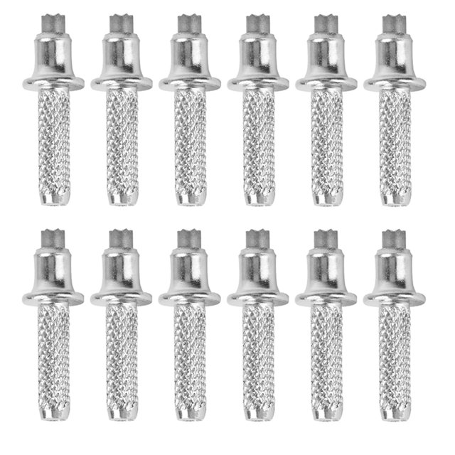 12pcs Alpenstock Pointe Tige Bâton Marche Pole Conseils Accessoire pour la Randonnée Trekking