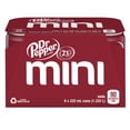 thumbnail image 1 of Dr Pepper Soda 6 x 222 mL, Mini Cans, 1 of 9