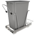 thumbnail image 1 of Rev-A-Shelf RV-12KD-17C Single 35 Qt Kitchen Cabinet Pull-Out Waste Bin, 1 of 10